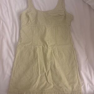 Levi's Gingham Roy Structured Jumper Checkered Mini Dress